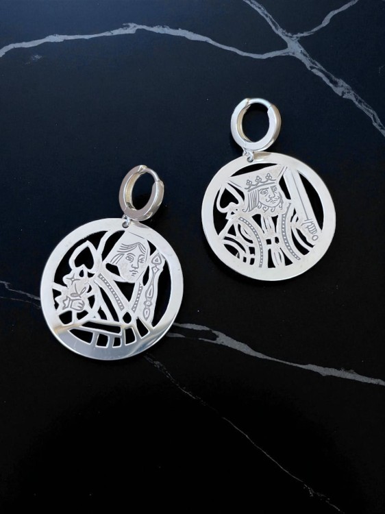 ANJAR-kolczyki-ażurowe-dama-król-srebro