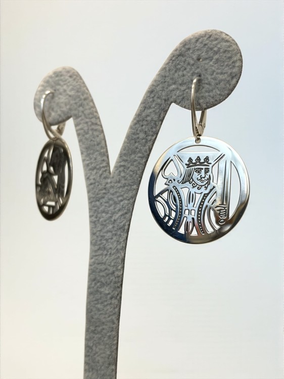 ANJAR-kolczyki-srebro-dama-król-pik