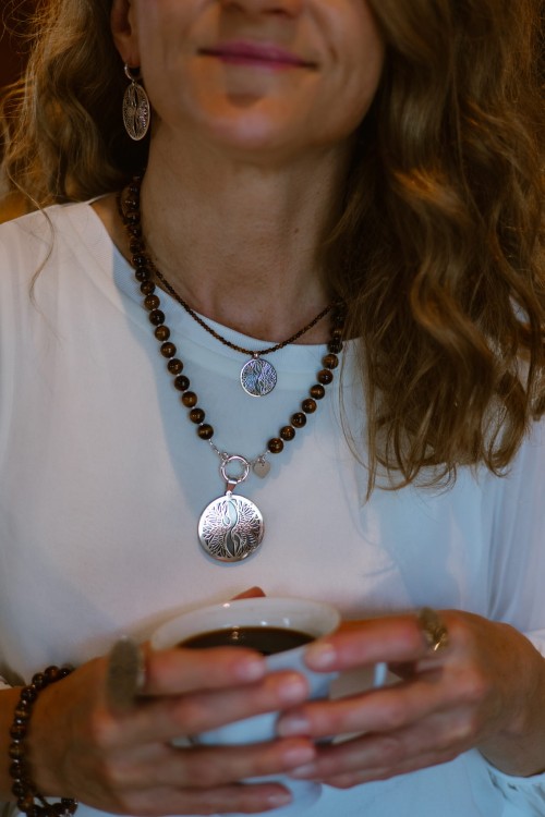 Delikatna, ale wyrazista bransoletka, idealna do kompletu z naszyjnikiem.