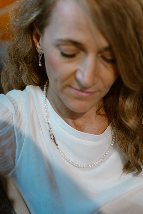 Elegancki Naszyjnik z Pereł 4–6 mm z Autorskim Zapięciem – Kolekcja Żurawie