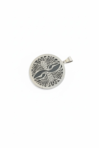 Artystyczna zawieszka Żurawie – srebro 925 | ANJAR Biżuteria