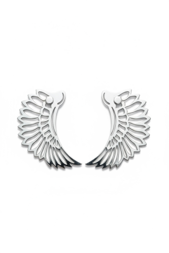 Kolczyki Skrzydła srebro 925 | Ażurowe kolczyki ANJAR
